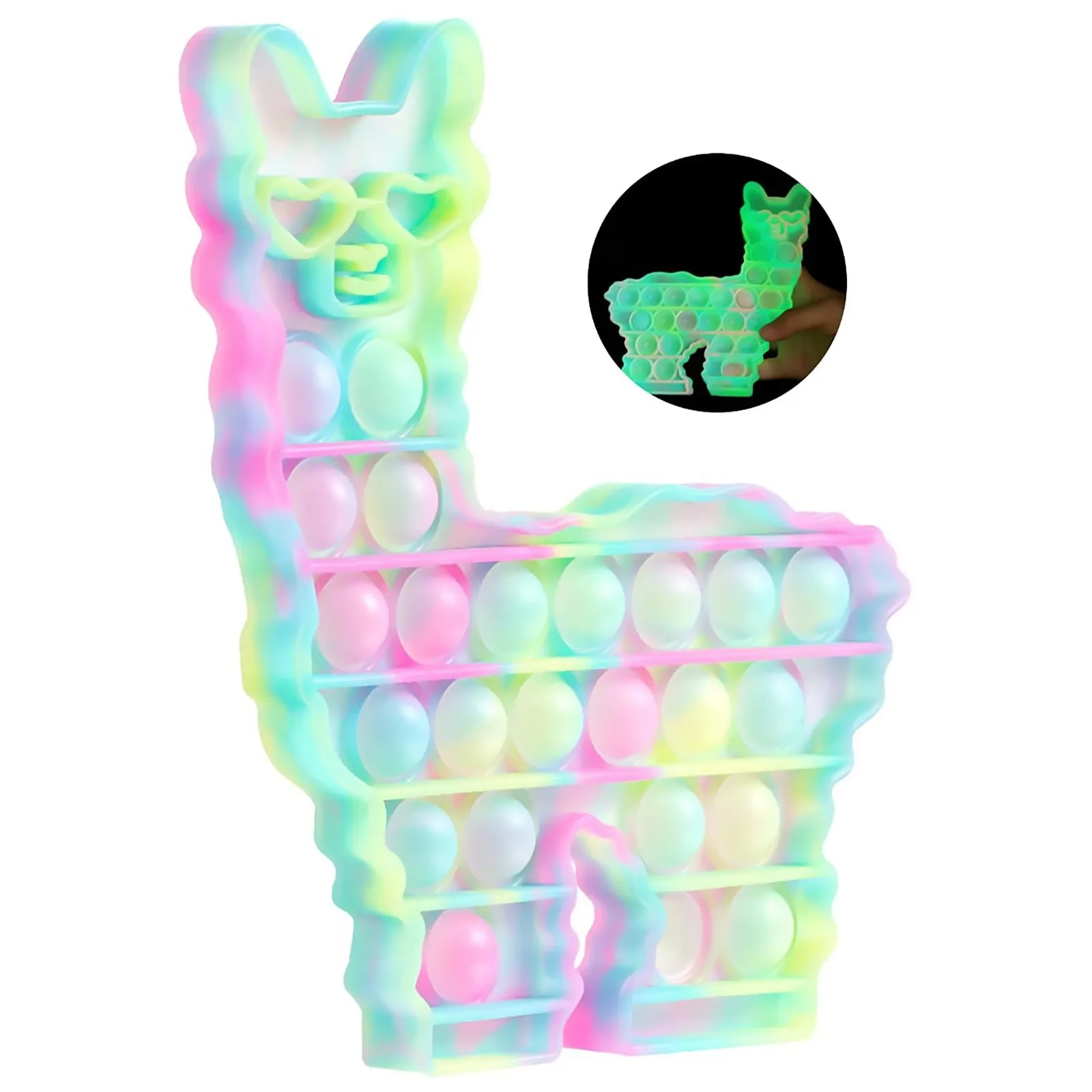 Glow In The Dark Bubble Fidget Toy Fluorescent Silicone A Lpaca Sensory Fidget Anxiety Relief Children's Toy Cheap Fidget Toy
Glow In The Dark Bubble Fidget Toy Fluorescent Silicone A Lpaca Sensory Fidget Anxiety Relief Children's Toy Cheap Fidget Toy