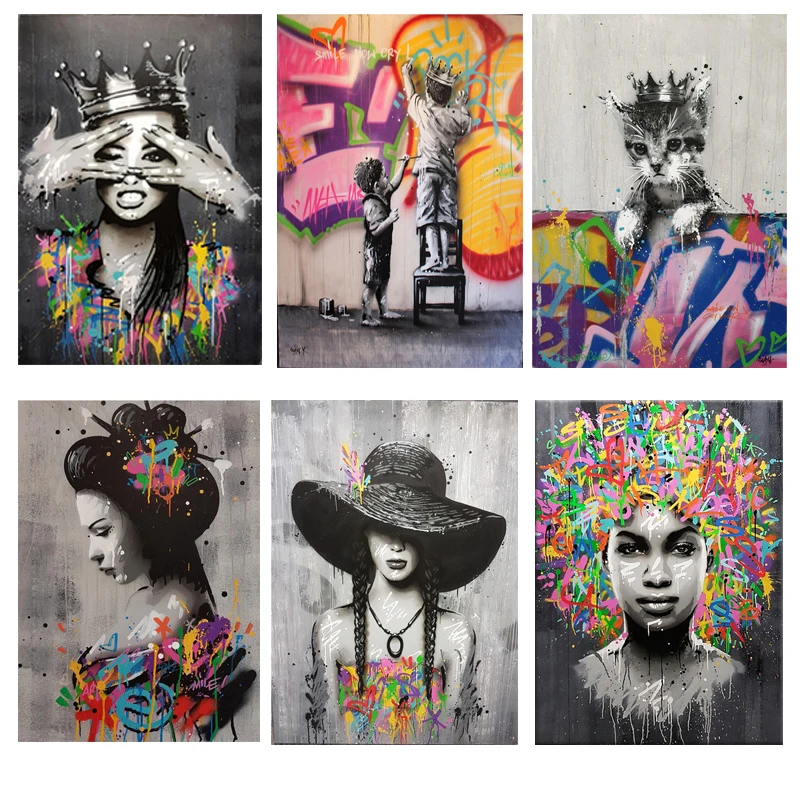 Banksy Graffiti Art African Woman Canvas Painting Posters Print Wall Art Pictures Cuadros Home Decoration for Living Room Decor
Banksy Graffiti Art African Woman Canvas Painting Posters Print Wall Art Pictures Cuadros Home Decoration for Living Room Decor