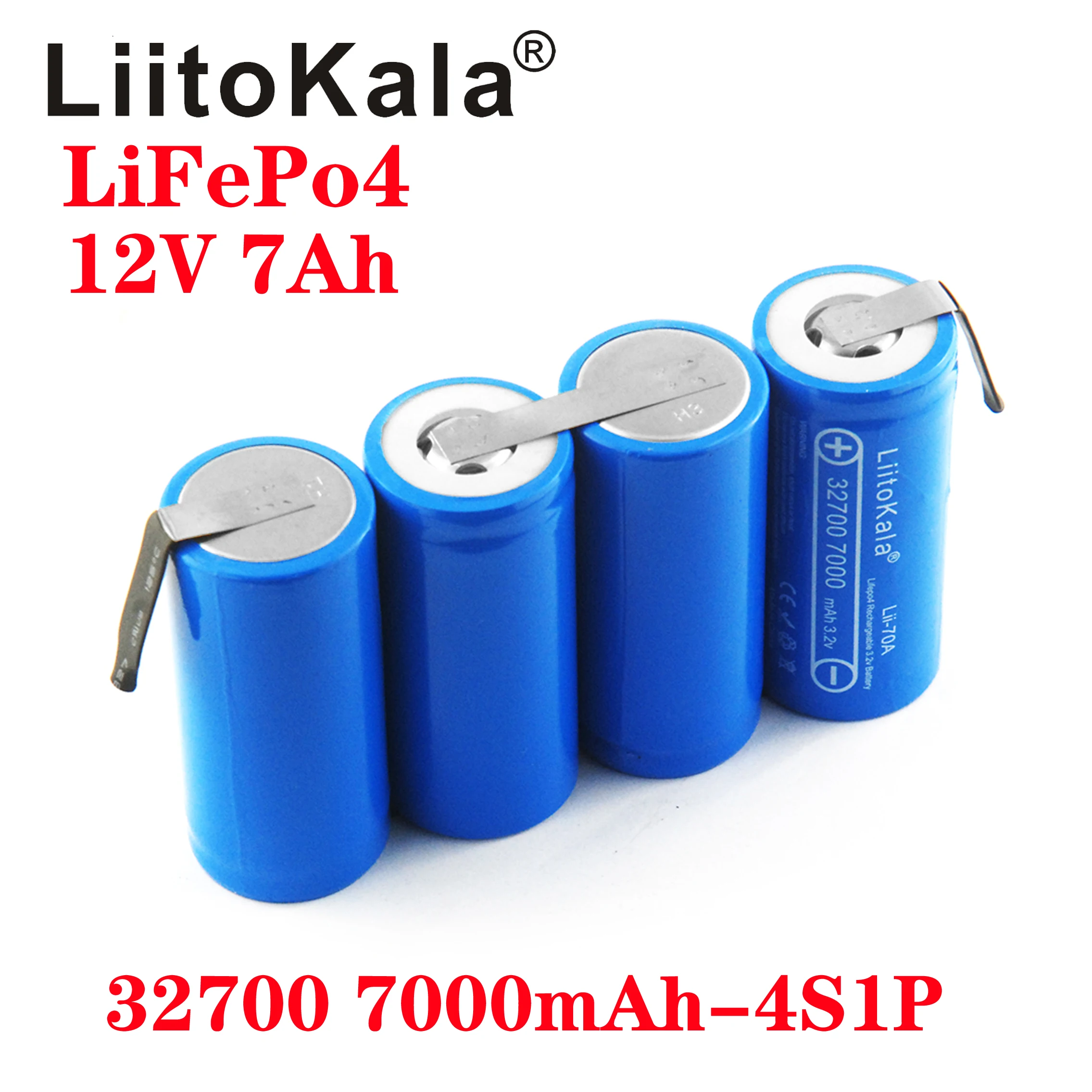 LiitoKala 12V 7Ah 14ah 21ah lii-70A 32700 7000mAh Lifepo4 Battery Pack 4S1P DIY 12.8V Electric Boat Uninterrupted Power
LiitoKala 12V 7Ah 14ah 21ah lii-70A 32700 7000mAh Lifepo4 Battery Pack 4S1P DIY 12.8V Electric Boat Uninterrupted Power