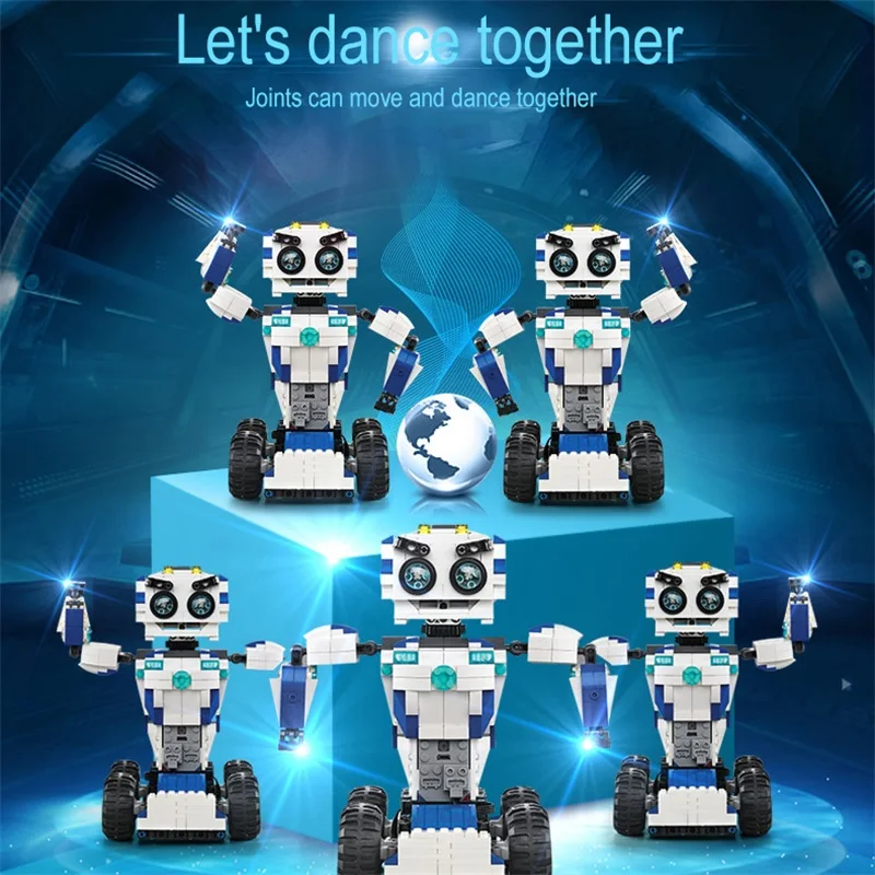 606PCS Electronic Robot Series Building Blocks Remote Control Deformation Robot Bricks By High-tech Series For Kid Birthday
606PCS Electronic Robot Series Building Blocks Remote Control Deformation Robot Bricks By High-tech Series For Kid Birthday