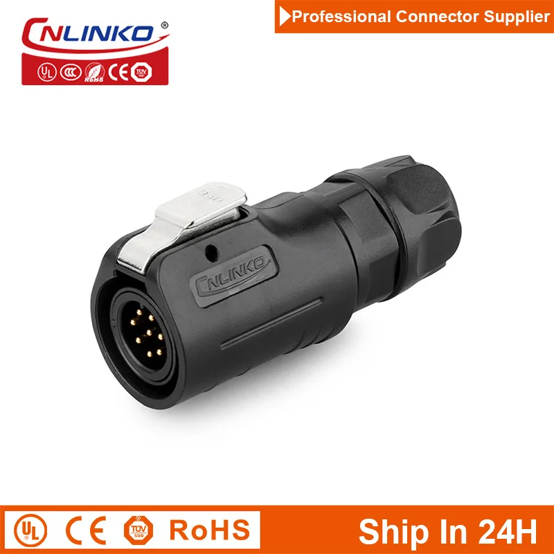 Cnlinko LP M12 8pin Plastic Aviation Waterproof Power Connector Male Plug Female Socket Butt Joint for Industrial Medical Video
Cnlinko LP M12 8pin Plastic Aviation Waterproof Power Connector Male Plug Female Socket Butt Joint for Industrial Medical Video
