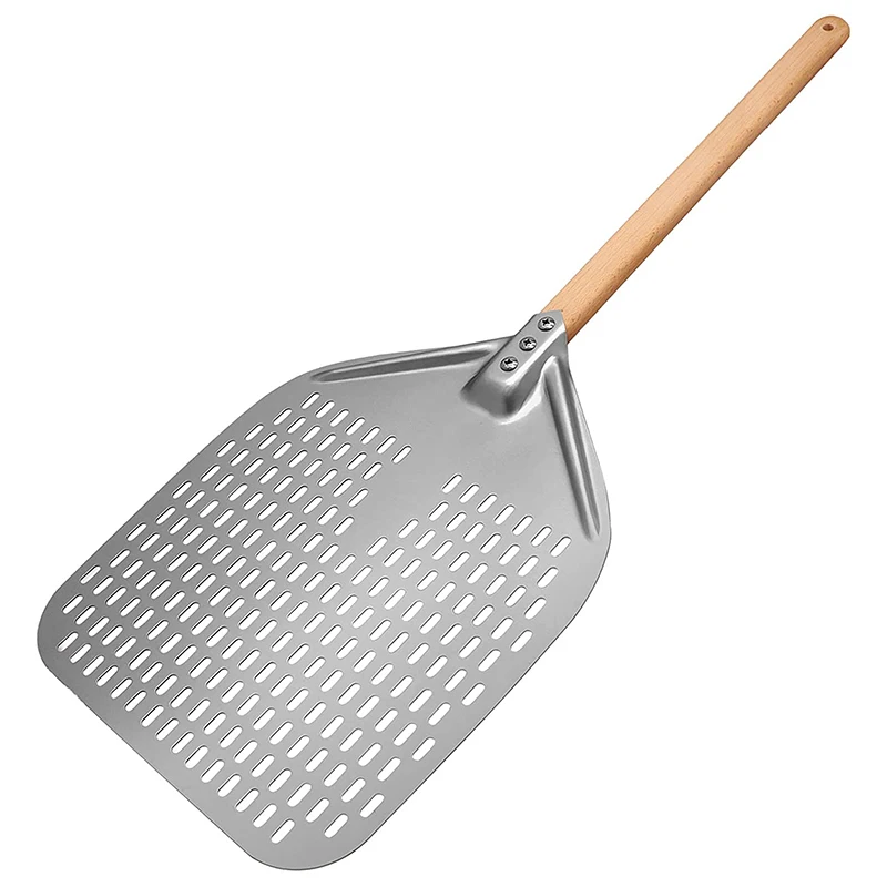 Perforated Pizza Peel,Professional Anodized Aluminum Pizza Peels, Rectangular Pizza Turning Spatula with Detachable
Perforated Pizza Peel,Professional Anodized Aluminum Pizza Peels, Rectangular Pizza Turning Spatula with Detachable