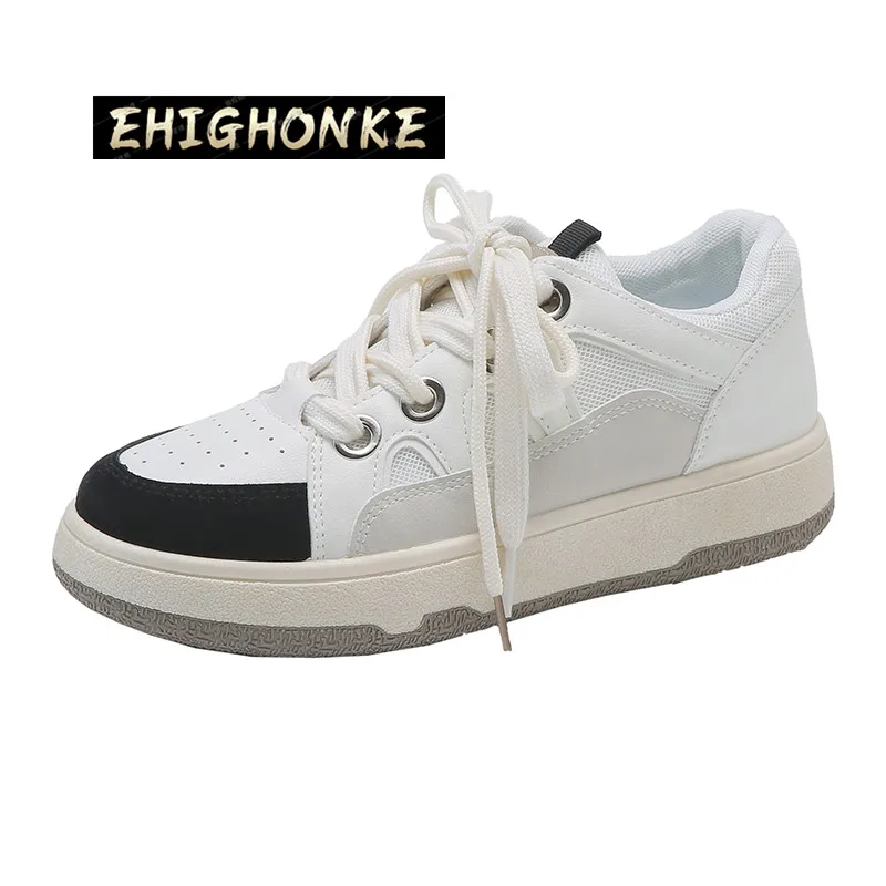 Candy Color Stitching Hollow Thick-soled Lace -up Running Sneakers Single Shoes 's Y8 2022 Autumn Flats Round Toe Bling
Candy Color Stitching Hollow Thick-soled Lace -up Running Sneakers Single Shoes 's Y8 2022 Autumn Flats Round Toe Bling