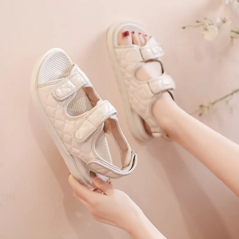 2021 Korea Style Fashion Beach Sandals Female Rome Sandal Platform Buckle Summer Shoes Woman Preppy Sandalias Footwear 
2021 Korea Style Fashion Beach Sandals Female Rome Sandal Platform Buckle Summer Shoes Woman Preppy Sandalias Footwear