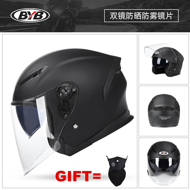 2021 DOT Approved Open Half Face Motorcycle Helmet Dual Lens Double Visor Electric Bicycle Helmet For Adults man
2021 DOT Approved Open Half Face Motorcycle Helmet Dual Lens Double Visor Electric Bicycle Helmet For Adults man