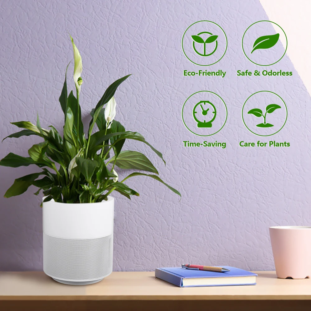 Intelligent Non-Watering Flower Pot Home Decoration White Self-Watering Plant Pot
Intelligent Non-Watering Flower Pot Home Decoration White Self-Watering Plant Pot