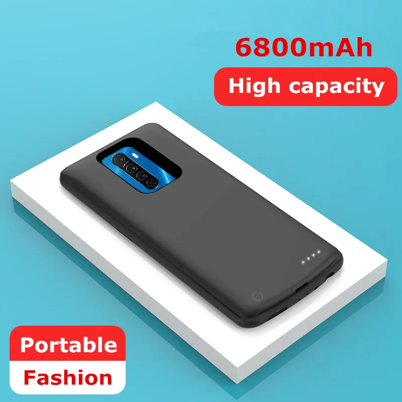 

6800mAh Battery Charger Cases For OPPO Reno 2Z Battery Case Backup Power Bank Cover for OPPO Realme X2 Pro