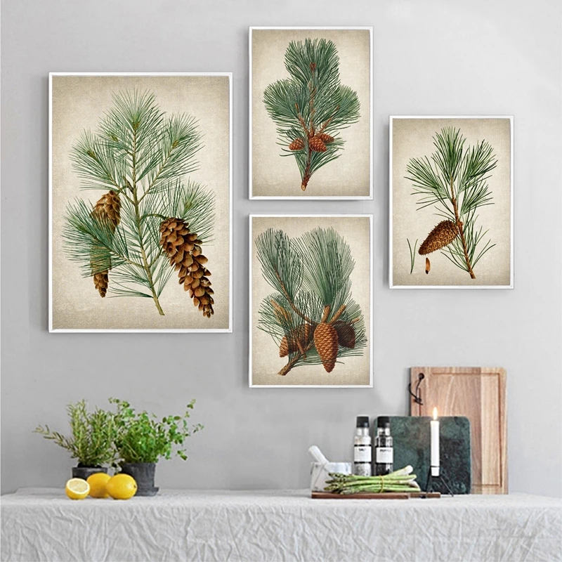 Green Plant Vintage Poster Interior Picture Wall Art Pine Tree Canvas Paintings for Home Design Frameless Nordic Room Decor
Green Plant Vintage Poster Interior Picture Wall Art Pine Tree Canvas Paintings for Home Design Frameless Nordic Room Decor