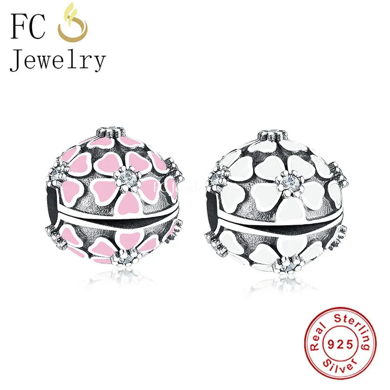 FC Jewelry Fit Original Pan Charms Bracelet 925 Sterling Silver Pink White Enamel Flower Clip Stopper Lock Beads Berloque 
FC Jewelry Fit Original Pan Charms Bracelet 925 Sterling Silver Pink White Enamel Flower Clip Stopper Lock Beads Berloque