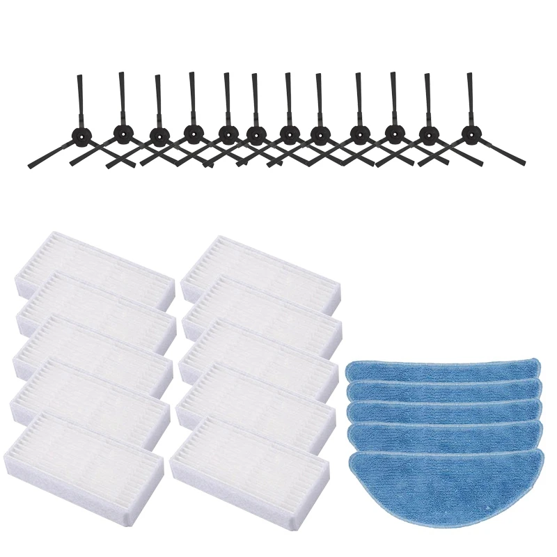 Side Brush Mop Cloth Hepa Filter for Ilife V50 V55 V5 V5S V3 V3S V5Pro X5 V5S Pro Vacuum Cleaner Parts
Side Brush Mop Cloth Hepa Filter for Ilife V50 V55 V5 V5S V3 V3S V5Pro X5 V5S Pro Vacuum Cleaner Parts