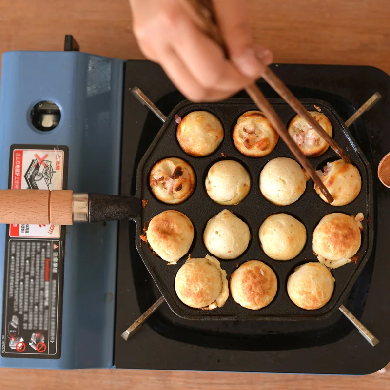 14 Cavities Takoyaki Pan Takoyaki Maker Octopus Small Balls Baking Pan Home Cooking Tools Kitchenware Supplies
14 Cavities Takoyaki Pan Takoyaki Maker Octopus Small Balls Baking Pan Home Cooking Tools Kitchenware Supplies