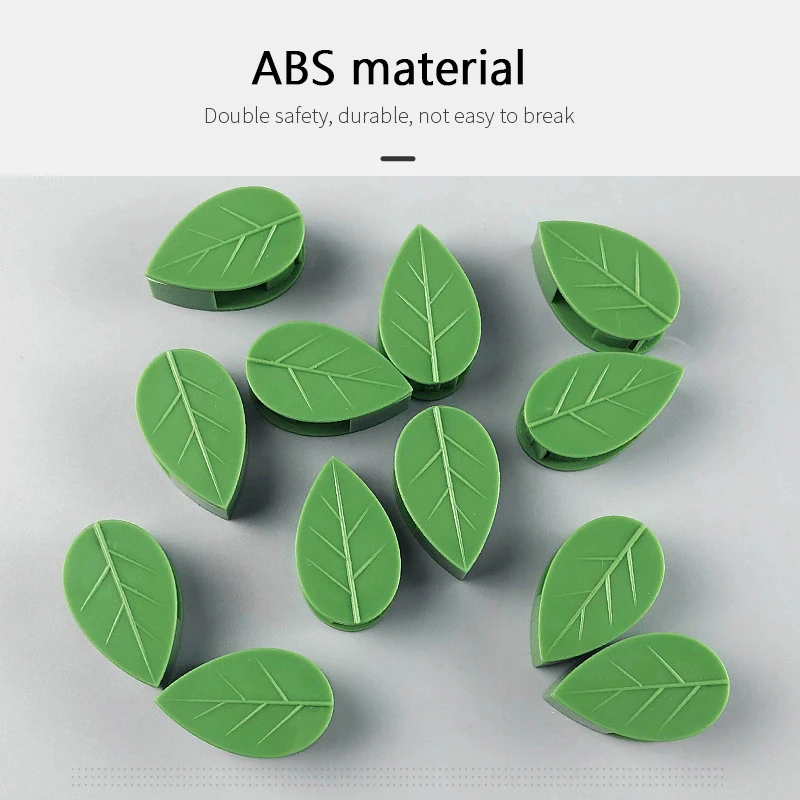 10PCS Plant Climbing Artifacts Fixing Clip Leaf Shape Self-Adhesive Invisible Garden Hook Support For Climbing Plants Traceless
10PCS Plant Climbing Artifacts Fixing Clip Leaf Shape Self-Adhesive Invisible Garden Hook Support For Climbing Plants Traceless