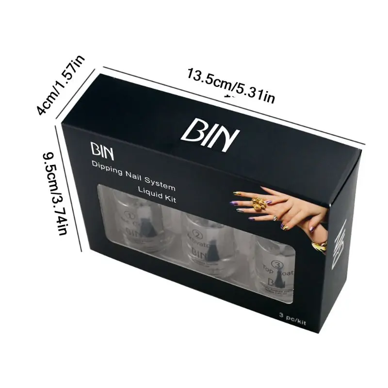 3pcs/set 15ML Nail Color Dip Dipping Powder Pro Polish Starter Kit Base Top Coat Activator
3pcs/set 15ML Nail Color Dip Dipping Powder Pro Polish Starter Kit Base Top Coat Activator