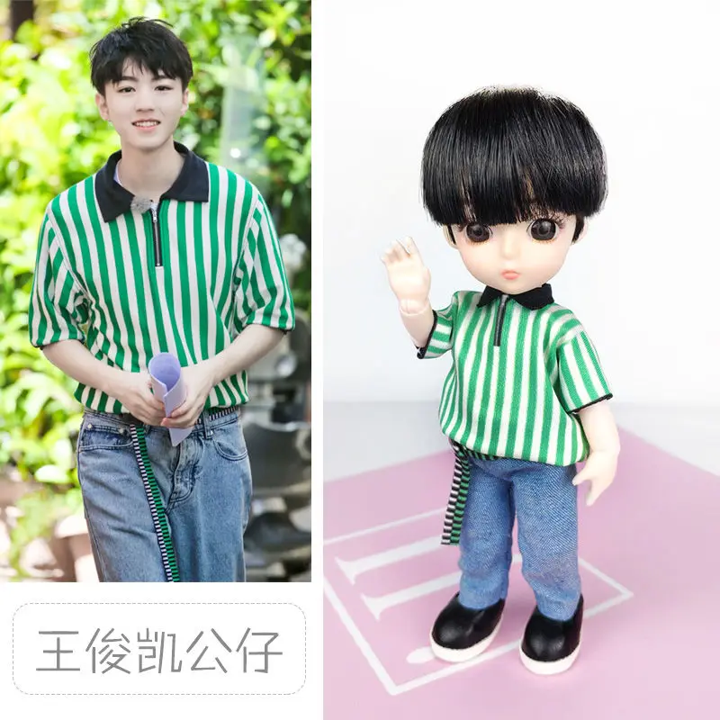TFBOYS Wang Junkai Figure Clothes Plush Doll Toys Garage Kit Kawaii Model Ornamen Desk Decor Chinese Star Junkai Wang Fans Gift
TFBOYS Wang Junkai Figure Clothes Plush Doll Toys Garage Kit Kawaii Model Ornamen Desk Decor Chinese Star Junkai Wang Fans Gift