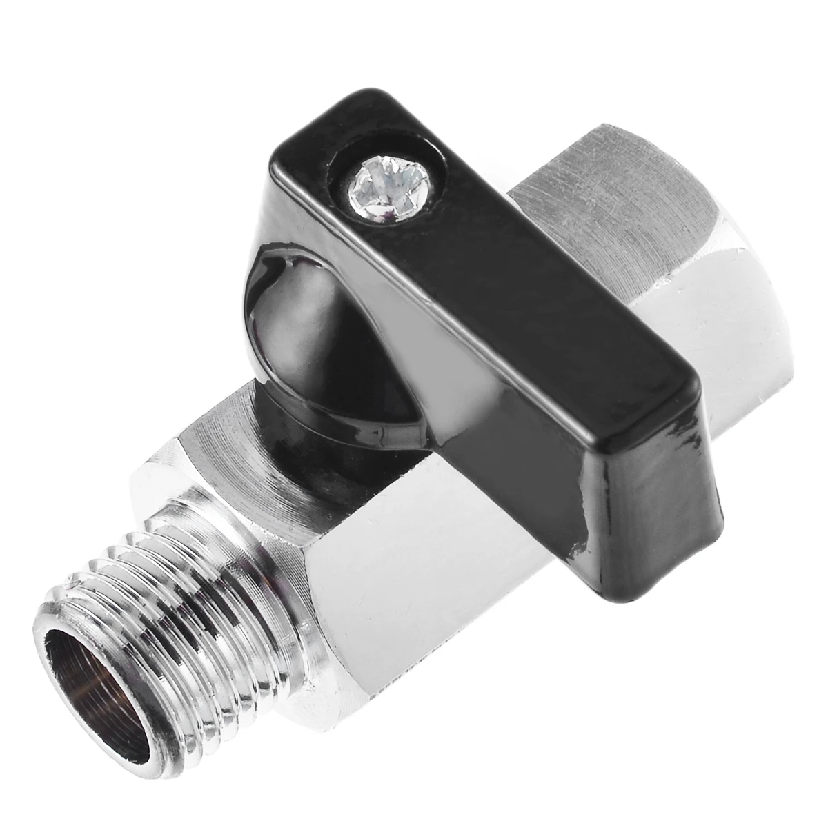 1 шт. мини латунный шаровой клапан 1/4 "BSP папа мама воздушные клапаны компрессора