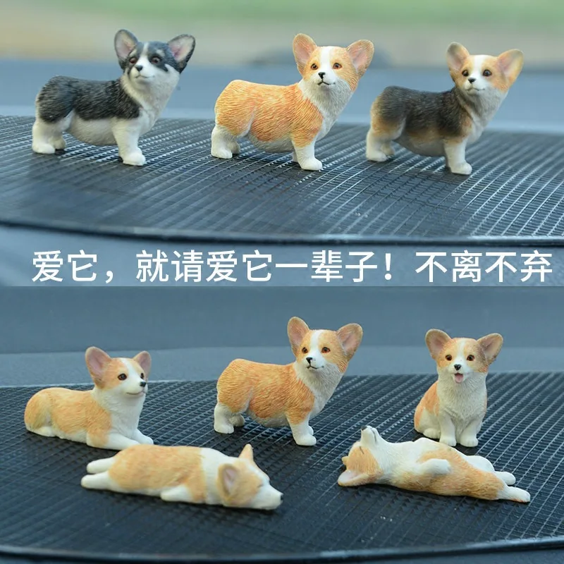Car Interior Decor Animal Cute Dog Corgi Figures Doll Creative Office Table Ornaments Fairy Garden Miniatures Accessories Toys
Car Interior Decor Animal Cute Dog Corgi Figures Doll Creative Office Table Ornaments Fairy Garden Miniatures Accessories Toys