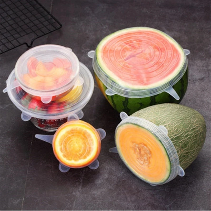 6 PC Food Silicone Plastic Wrap Elastic Bowl Lid Plastic Wrap Universal Reusable Elastic Kitchen Accessories Gadgets
6 PC Food Silicone Plastic Wrap Elastic Bowl Lid Plastic Wrap Universal Reusable Elastic Kitchen Accessories Gadgets