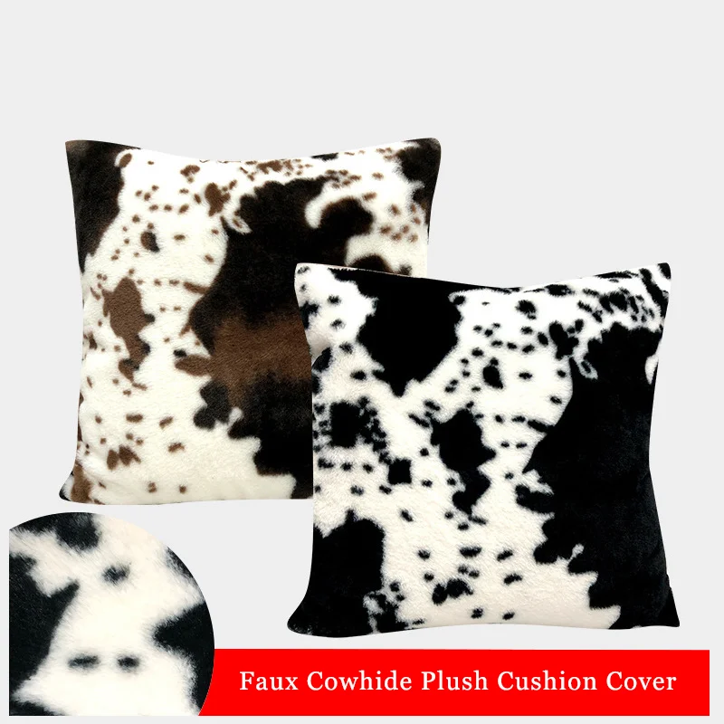 Home Decor Faux Fur Sofa Cushion Cover Set Imitation Cowhide Pillowcase Animal Pattern Plush Pillow Cover Car Seat 45x45cm
Home Decor Faux Fur Sofa Cushion Cover Set Imitation Cowhide Pillowcase Animal Pattern Plush Pillow Cover Car Seat 45x45cm