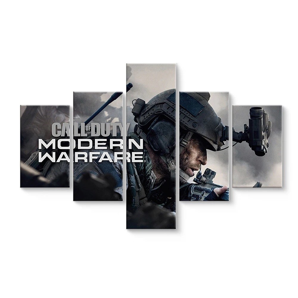 No Framed Canvas 5Pcs Call Duty Soldier Video Game Wall Art Posters Pictures Paintings Home Decor for Living Room Decoration
No Framed Canvas 5Pcs Call Duty Soldier Video Game Wall Art Posters Pictures Paintings Home Decor for Living Room Decoration