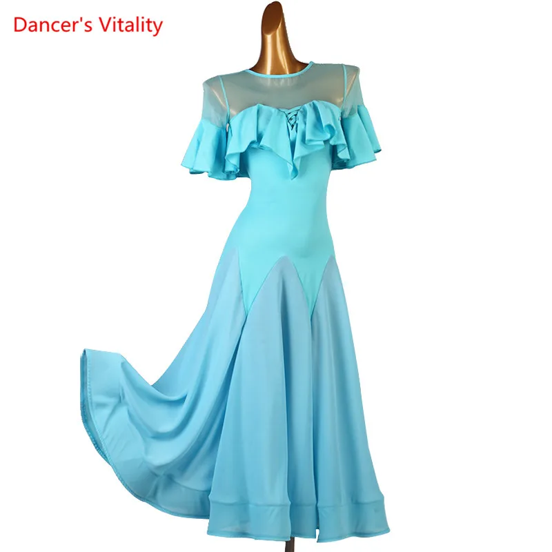 Modern Dance Dress Mesh Round Neck Long Skirt Short Sleeve Performance Clothing High-end Custom Child Woman Competition Clothes
Modern Dance Dress Mesh Round Neck Long Skirt Short Sleeve Performance Clothing High-end Custom Child Woman Competition Clothes