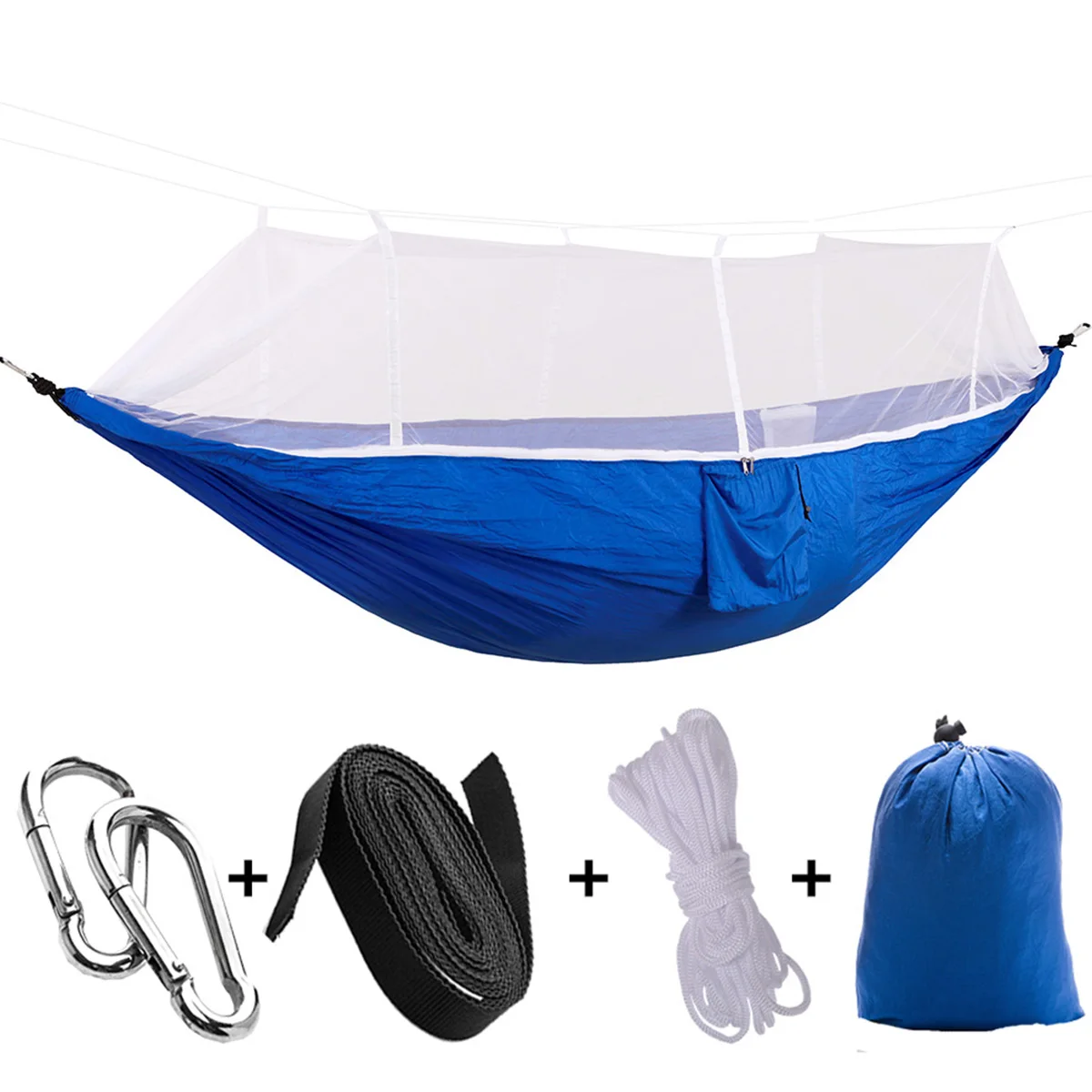 Portable Outdoor Travel Camping Hanging Hammock Bed with Mosquito Net for Two Person
Portable Outdoor Travel Camping Hanging Hammock Bed with Mosquito Net for Two Person