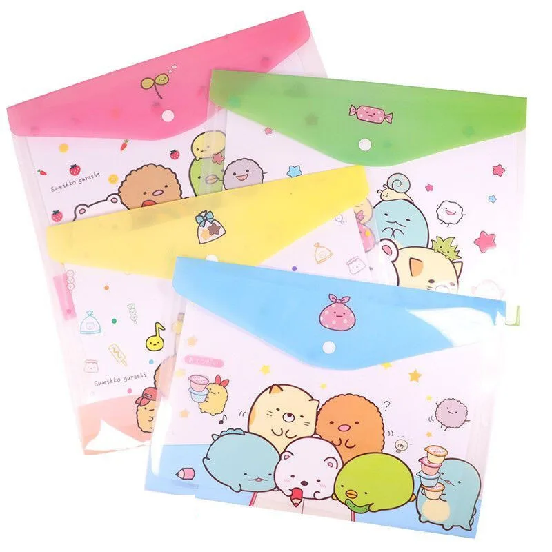 12 pcs/lot Kawaii Sumikko Gurashi A4 File Holder Cute PVC Press Document bag Pencil Case Stationery gift office school supply
12 pcs/lot Kawaii Sumikko Gurashi A4 File Holder Cute PVC Press Document bag Pencil Case Stationery gift office school supply