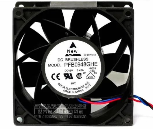 Original PFB0948GHE 48V 0.42A 92*92*38 Pressurized Temperature Control Cooling Fan
Original PFB0948GHE 48V 0.42A 92*92*38 Pressurized Temperature Control Cooling Fan