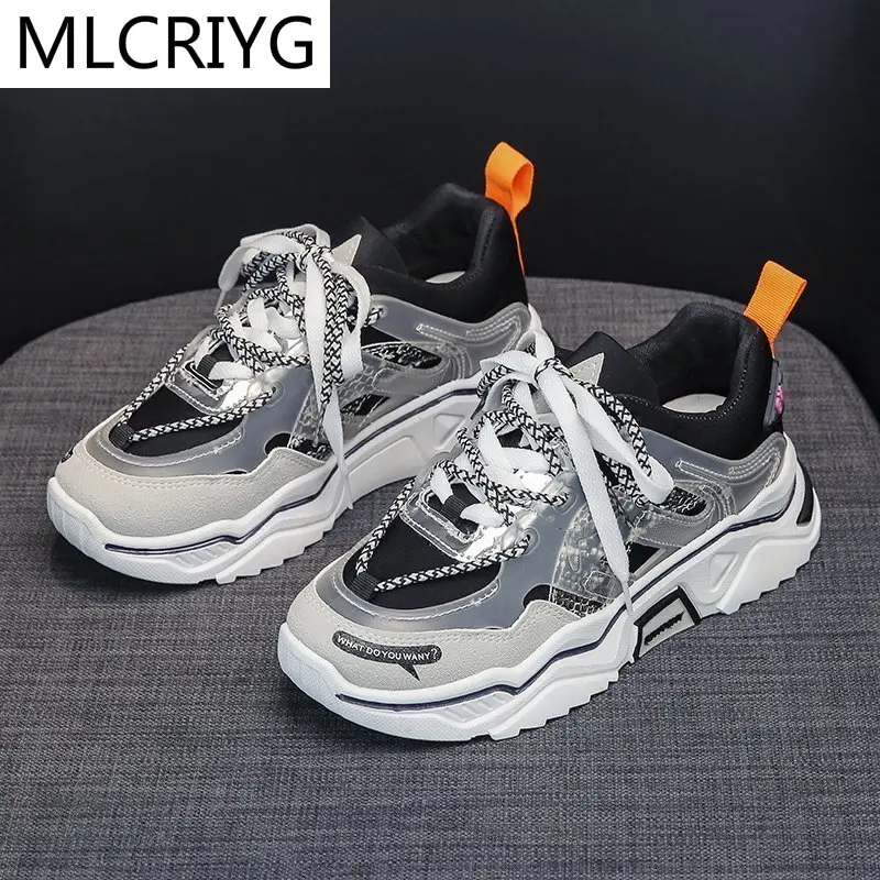 2021 Women's Fashion New Comfort Platform Shoes Lace Up Student Vulcanized Running Shoe Dad Casual Women Fashion Sneakers
2021 Women's Fashion New Comfort Platform Shoes Lace Up Student Vulcanized Running Shoe Dad Casual Women Fashion Sneakers