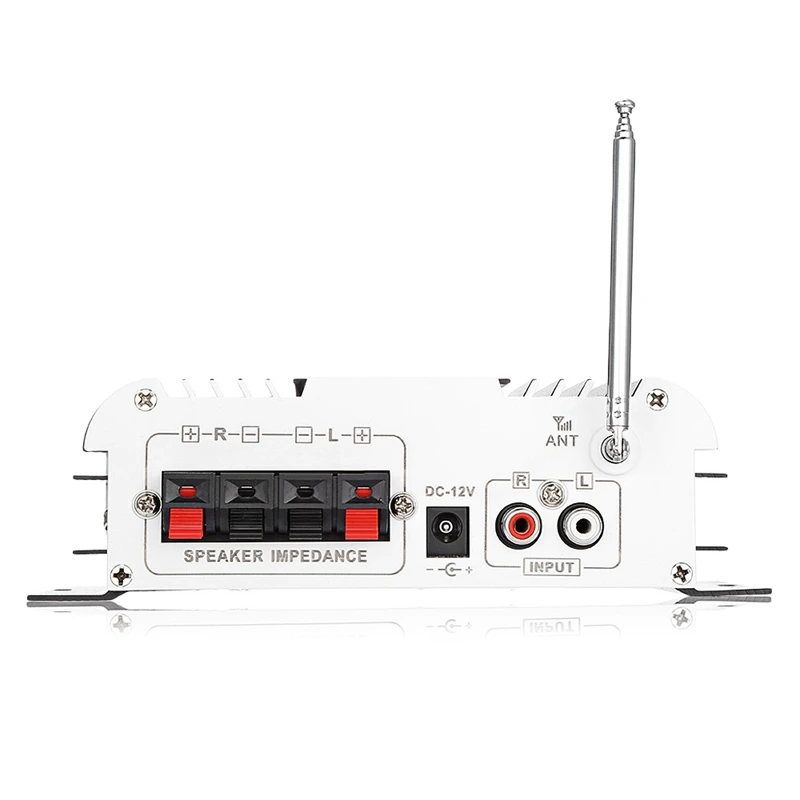 Kentiger Hy - V11 Bluetooth Amplifier 2-Channel Super Bass Audio Amplifier With Remote Controller Tf Usb Fm 85Db Mp3 Fm Radio
Kentiger Hy - V11 Bluetooth Amplifier 2-Channel Super Bass Audio Amplifier With Remote Controller Tf Usb Fm 85Db Mp3 Fm Radio