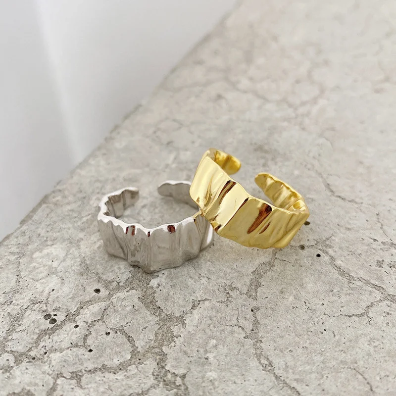 925 Sterling Silver Korean Ring Gift For Women Irregular Design Punk Accesories Engagement Resizable 2021 Trend Fine Jewellery
925 Sterling Silver Korean Ring Gift For Women Irregular Design Punk Accesories Engagement Resizable 2021 Trend Fine Jewellery