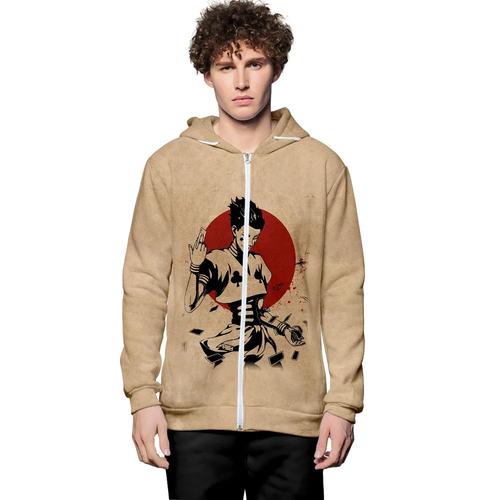 Anime HUNTERHUNTER Zipper Hoodies Sweatshirt Harajuku Hooded 4XL For Men Streetwear Casual Hisoka Kurapika Printed
Anime HUNTERHUNTER Zipper Hoodies Sweatshirt Harajuku Hooded 4XL For Men Streetwear Casual Hisoka Kurapika Printed