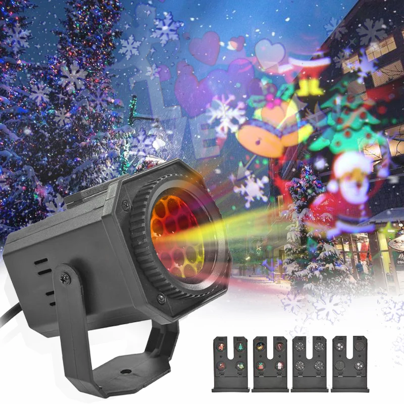 Светодиодный Рождественский проектор со снежинками, украшение для спальни, дня рождения, праздника, рождественские ночники
Светодиодный Рождественский проектор со снежинками, украшение для спальни, дня рождения, праздника, рождественские ночники