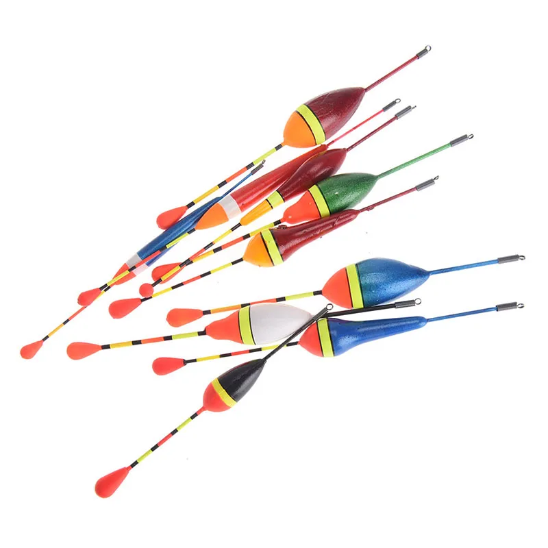 10Pcs/Lot Fishing Floats Set Buoy Bobber Fishing Light Stick Floats Fluctuate Mix Size Color float buoy For Fishing Accessories
10Pcs/Lot Fishing Floats Set Buoy Bobber Fishing Light Stick Floats Fluctuate Mix Size Color float buoy For Fishing Accessories
