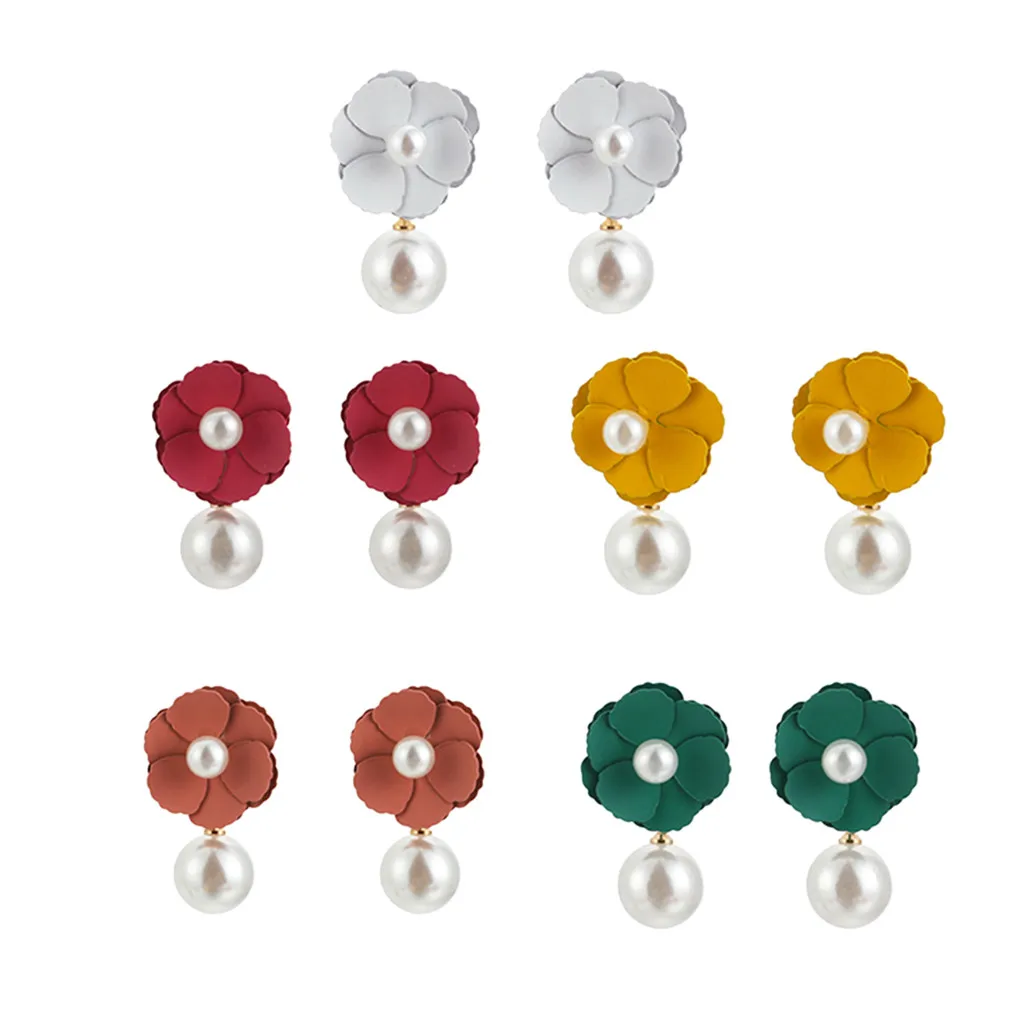 Cute Flower Earrings For Women Lady Fashion Simple Temperament Multicolor Alloy Earrings Ladies Jewelry boucle oreille femme
Cute Flower Earrings For Women Lady Fashion Simple Temperament Multicolor Alloy Earrings Ladies Jewelry boucle oreille femme