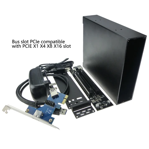 Разъем PCI Express 1x к 2 PCI-e 16x для внешней встроенной видеокарты по заводской цене