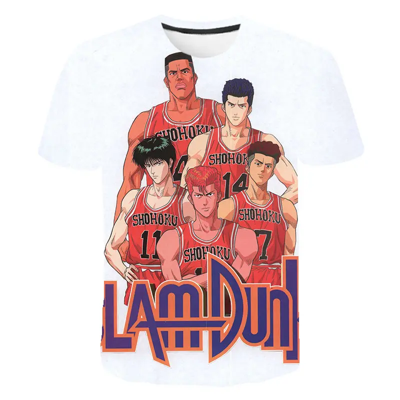 Футболка с 3D-принтом Slam Dunk для мужчин и женщин, модные популярные футболки с рисунком аниме, крутая женская уличная одежда, топы в стиле хип-х...
Футболка с 3D-принтом Slam Dunk для мужчин и женщин, модные популярные футболки с рисунком аниме, крутая женская уличная одежда, топы в стиле хип-х...