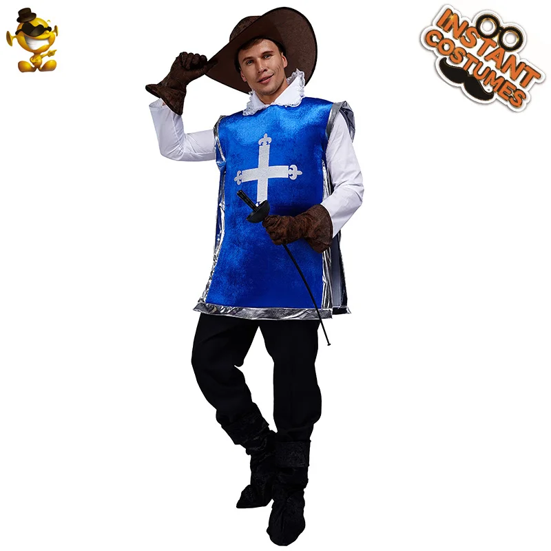 Мужская одежда для взрослых от Musketeer, рыцарская туника, косплей, костюм на Хэллоуин для мужчин
Мужская одежда для взрослых от Musketeer, рыцарская туника, косплей, костюм на Хэллоуин для мужчин