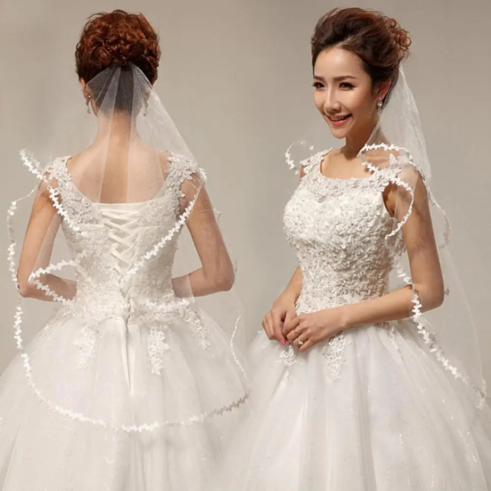 Bridal Veils Wedding Simple Short Women Veils Wedding Accessories White Ivory Voile Mariage Accessoire Mariage
Bridal Veils Wedding Simple Short Women Veils Wedding Accessories White Ivory Voile Mariage Accessoire Mariage
