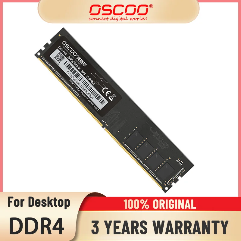 Ram DDR4 4GB 8GB 16GB 2400MHz 2666MHz Long-DIMM DRAM 1.2V For Desktop OSCOO Lifetime Warranty
Ram DDR4 4GB 8GB 16GB 2400MHz 2666MHz Long-DIMM DRAM 1.2V For Desktop OSCOO Lifetime Warranty