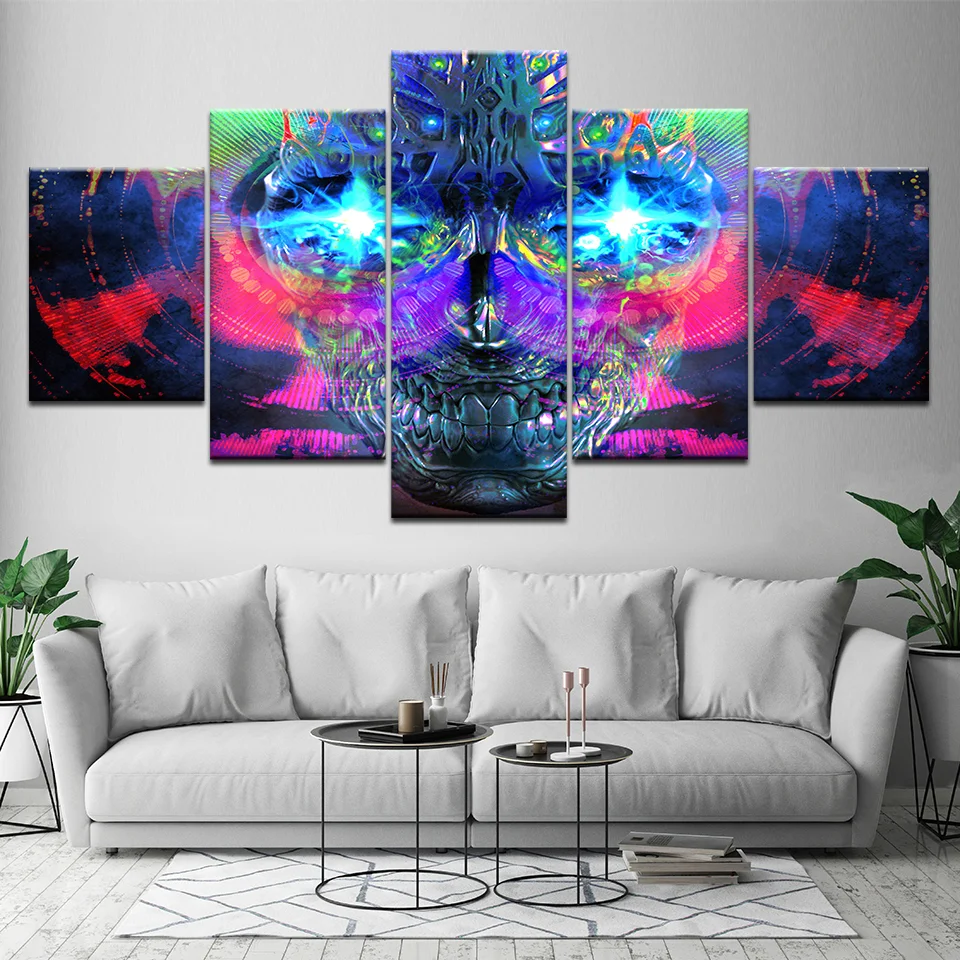 Canvas Paintings 5 Piece Wall Art Pictures Colorful Skull Printed Home Decorative Wall Hanging Pictures Artwork 
Canvas Paintings 5 Piece Wall Art Pictures Colorful Skull Printed Home Decorative Wall Hanging Pictures Artwork