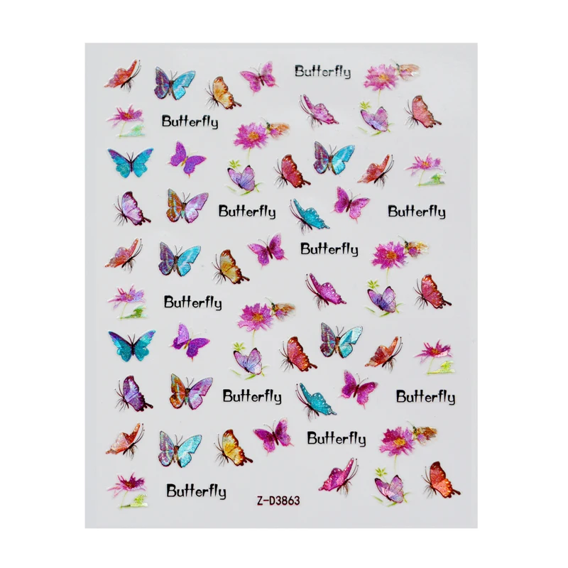 10PCS new colorful pink yellow red transfer adhesive butterfly nail stickers nail decoration accessories decal stickers
10PCS new colorful pink yellow red transfer adhesive butterfly nail stickers nail decoration accessories decal stickers