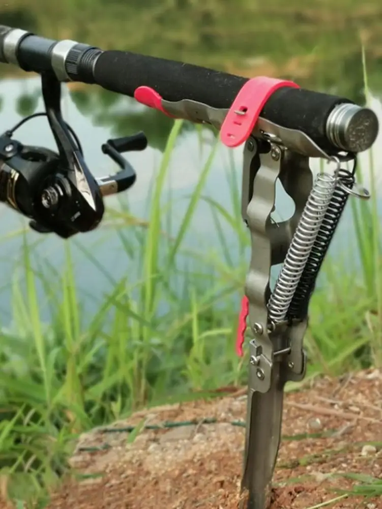 Stainless Steel Fishing Rod Stand High-quality Inserted Double Spring Automatic Fishing Bracket Fishing Accessories Bracket
Stainless Steel Fishing Rod Stand High-quality Inserted Double Spring Automatic Fishing Bracket Fishing Accessories Bracket