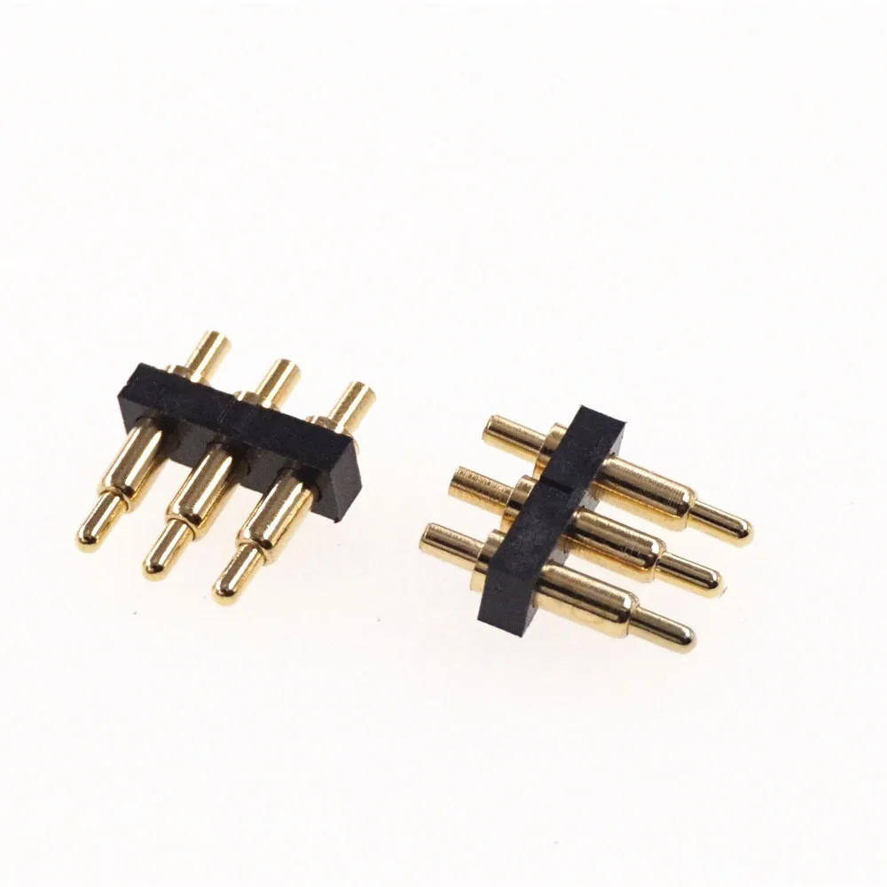 100 pcs Pogo pin connector 3 Pin Through Holes pogopin Battery spring Loaded Contact DIP needle 7.0mm Height SIP 2.54mm Pitch
100 pcs Pogo pin connector 3 Pin Through Holes pogopin Battery spring Loaded Contact DIP needle 7.0mm Height SIP 2.54mm Pitch