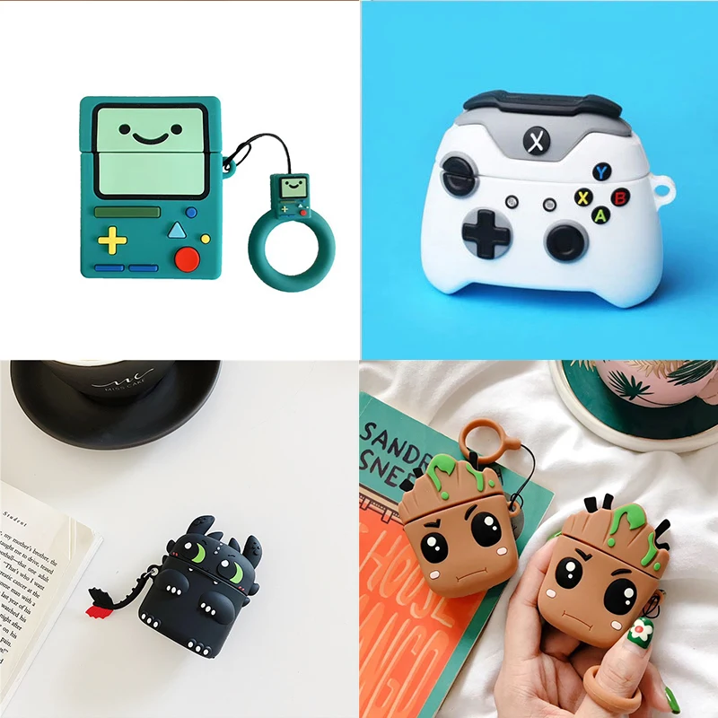 For Airpods Pro Case 3D Cartoon Cute Soft Silicone Earphone Cases for Apple Air Pods 1 2 Case Wireless Headphone Cover Bags
For Airpods Pro Case 3D Cartoon Cute Soft Silicone Earphone Cases for Apple Air Pods 1 2 Case Wireless Headphone Cover Bags
