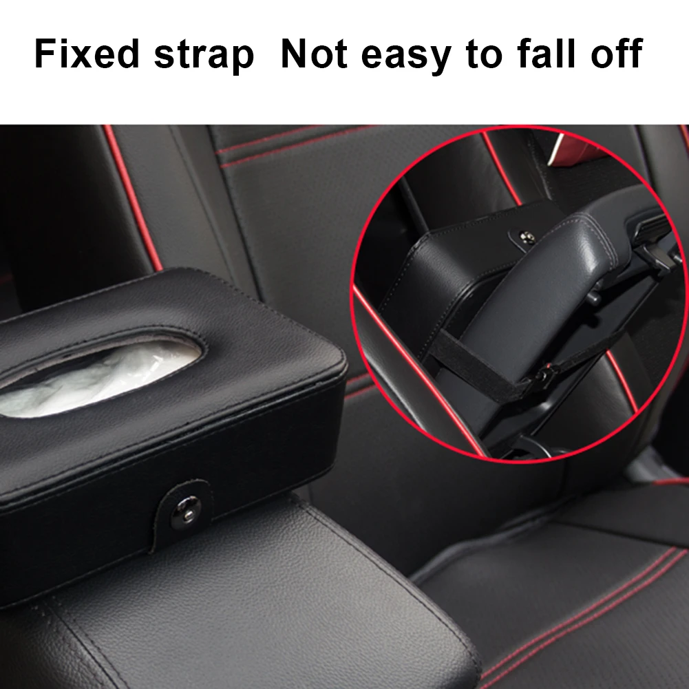 Multifunctional Car Tissue Box Holder Seat Back Headrest Hanging Leather Tissue Case
Multifunctional Car Tissue Box Holder Seat Back Headrest Hanging Leather Tissue Case