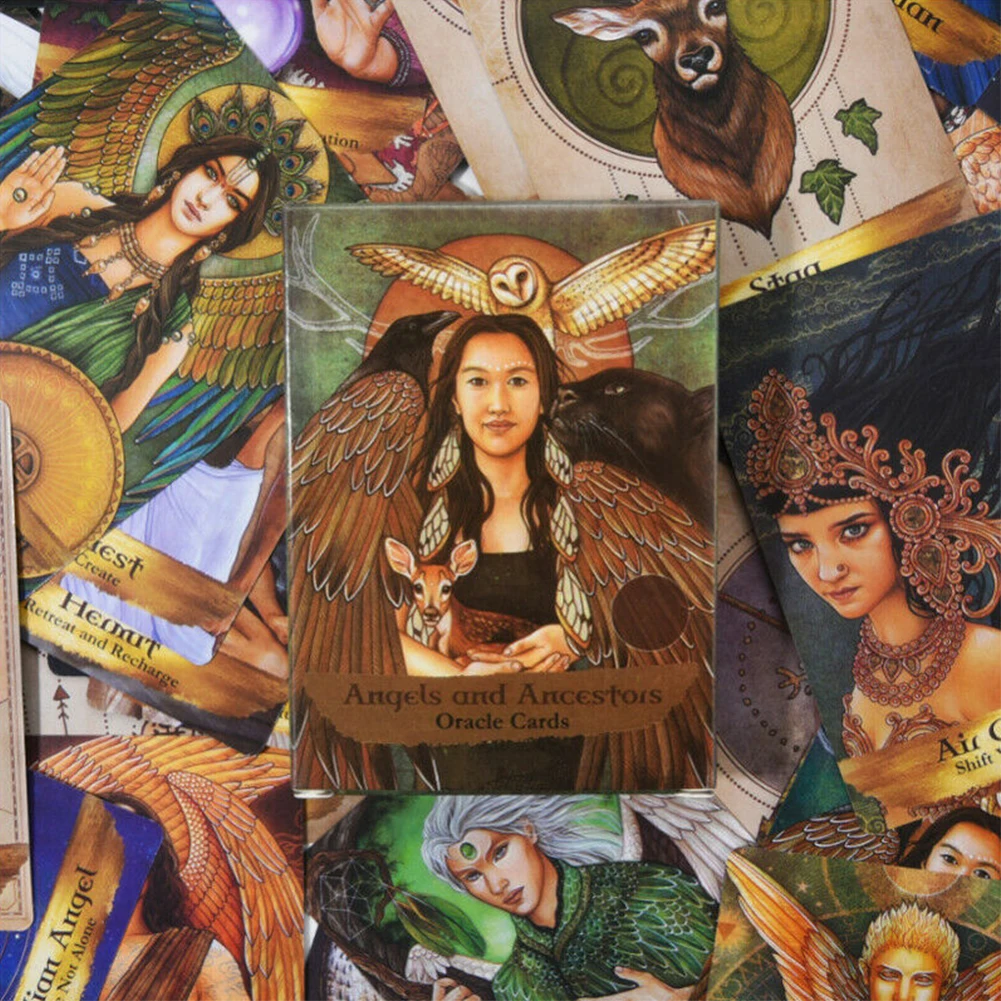 55pcs Oracle Deck Paper Family Party Entertainment Board Game Ancestors Future Telling Funny Tarot Cards English Version
55pcs Oracle Deck Paper Family Party Entertainment Board Game Ancestors Future Telling Funny Tarot Cards English Version