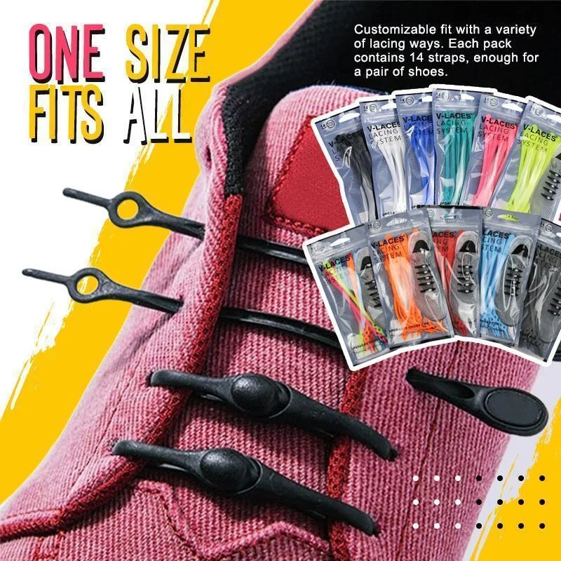 14pcs/pack Lazy Silicone Shoelaces Round Elastic Shoe Laces Special No Tie Rubber For Sneakers Fit Strap
14pcs/pack Lazy Silicone Shoelaces Round Elastic Shoe Laces Special No Tie Rubber For Sneakers Fit Strap