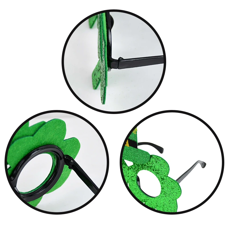 St. Patrick'S Day Clover Funny Glasses Irish Party Holiday Decorations Toy Ornament Festival Decoration Photo Props
St. Patrick'S Day Clover Funny Glasses Irish Party Holiday Decorations Toy Ornament Festival Decoration Photo Props