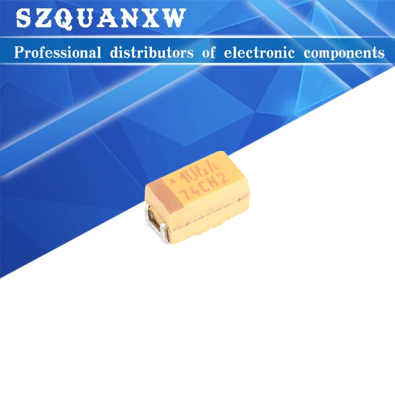 10pcs Type A 100UF 0.22UF 1UF 4.7UF 10UF 22UF 33UF 47UF Tantalum Capacitor 6.3V 10V 16V 25V 35V 226 336 224 475 106 107 476 105
10pcs Type A 100UF 0.22UF 1UF 4.7UF 10UF 22UF 33UF 47UF Tantalum Capacitor 6.3V 10V 16V 25V 35V 226 336 224 475 106 107 476 105