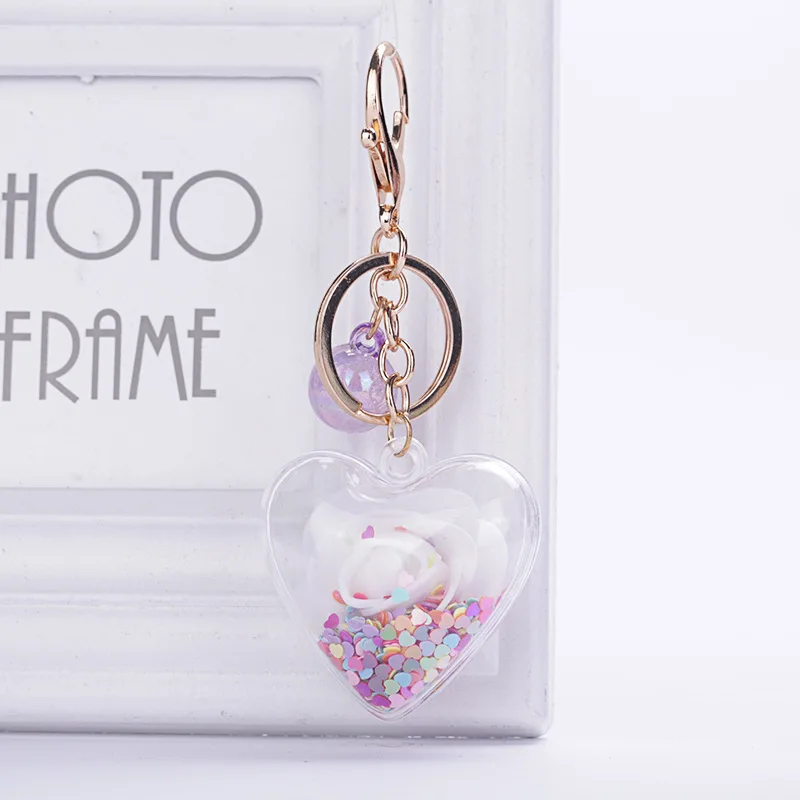 Light bright pink heart key pendant eternal life love sequins pendant car lovers keychain
Light bright pink heart key pendant eternal life love sequins pendant car lovers keychain